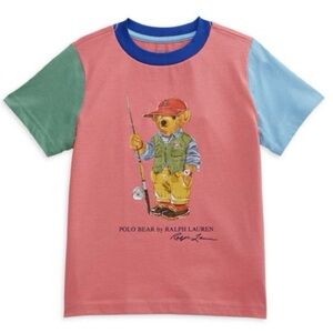 ❤️ POLO RALPH LAUREN Little Boy's Graphic Tee size medium